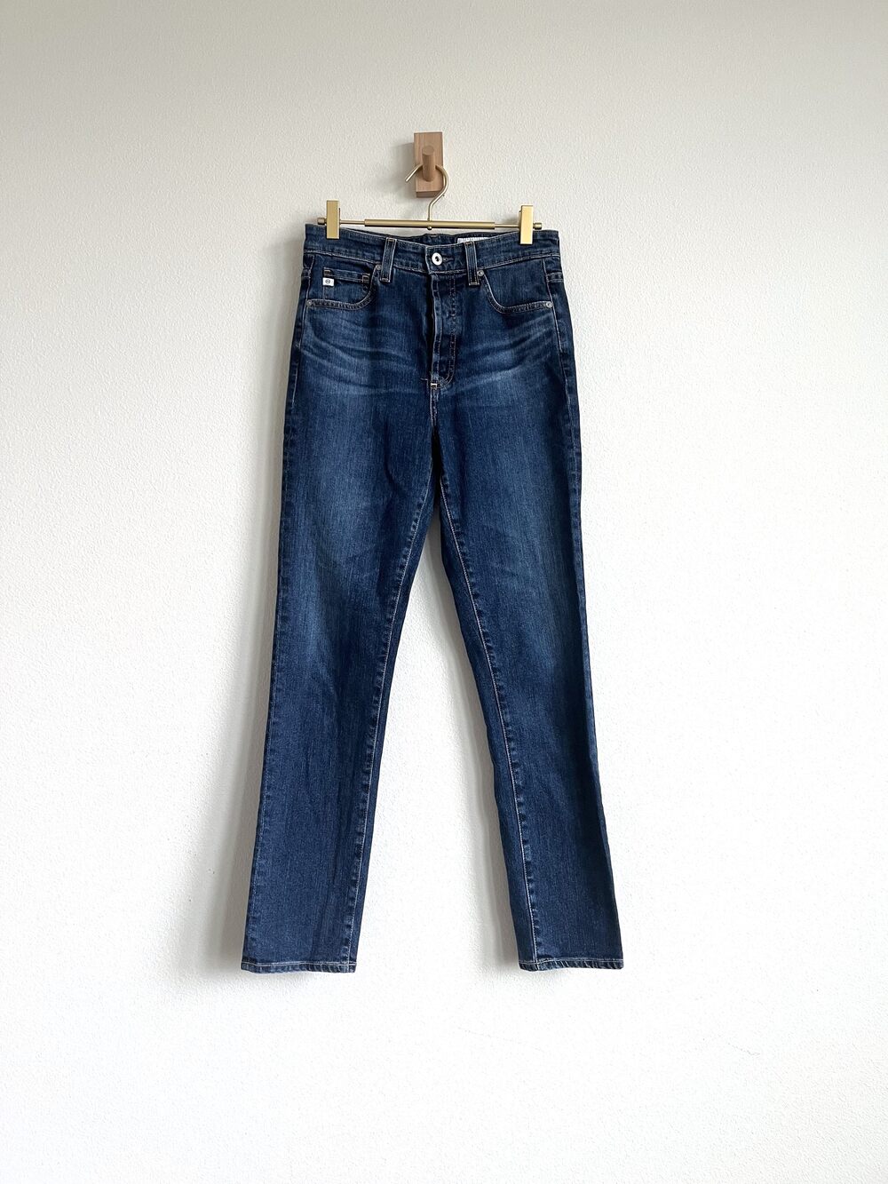AG Adriano Goldschmied Alexxis Slim Jeans High Rise Straight Leg - Size 27